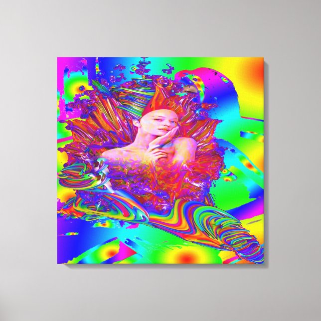 Mermaid metamorphosis canvas print (Front)