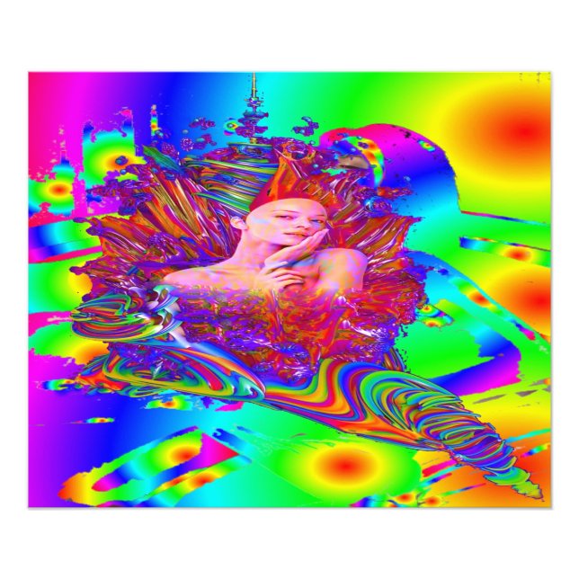 Mermaid metamorphosis photo print (Front)