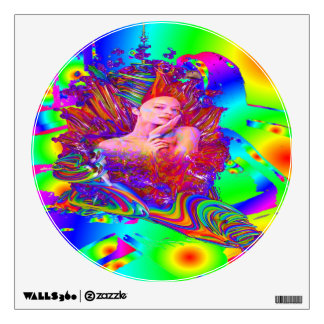 Mermaid metamorphosis wall decal