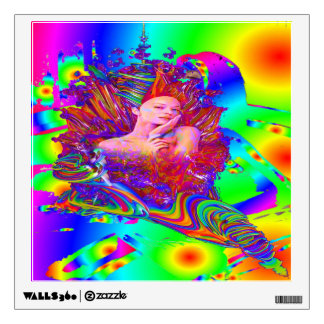 Mermaid metamorphosis wall sticker