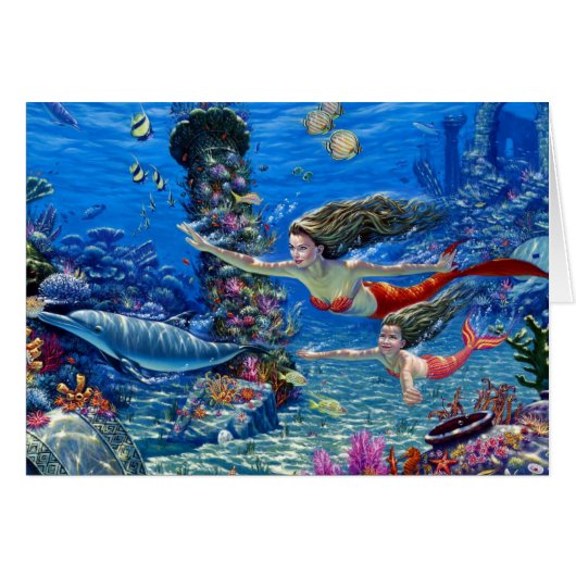 mermaid mom and baby (Front Horizontal)