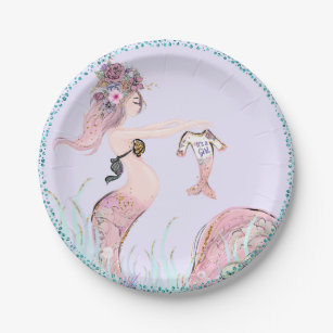 baby shower paper plates and napkins