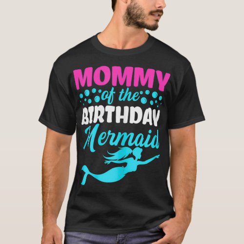 MERMAID MOM COSTUME FOR MOTHER DAUGHTER MATCHING T_Shirt