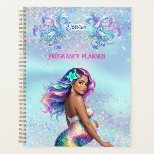 Mermaid Mom Personalized Pregnancy Planner