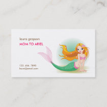 Mermaid Mommy Calling Card