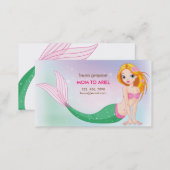 Mermaid Mommy Calling Card (Front/Back)