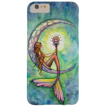 Mermaid Moon Fantasy Art Mermaids Barely There Iphone 6 Plus Case by robmolily at Zazzle