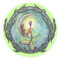 Mermaid Moon Fantasy Art Stickers