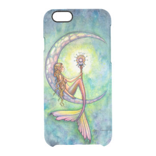 Mermaid Moon Fantasy Art Clear iPhone 6/6S Case