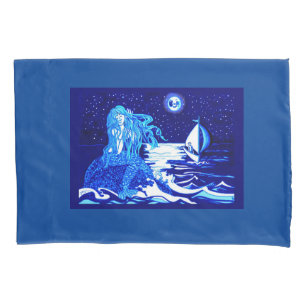 Mermaid moon pillowcase