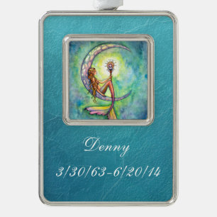Mermaid Moon Remembrance Ornament - Custom