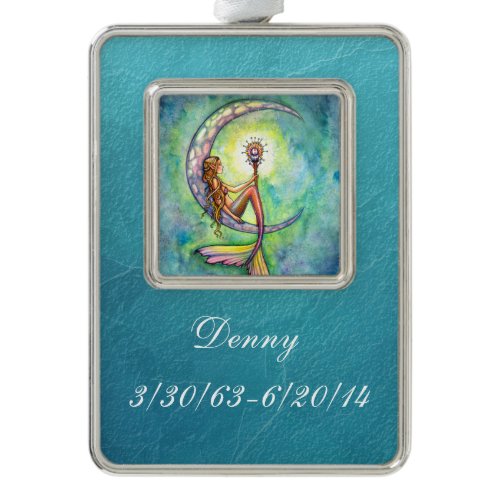 Mermaid Moon Remembrance Ornament - Custom