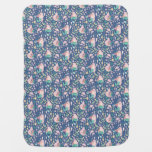 Mermaid Mother Daughter Bonding Ocean Dark Version Baby Blanket