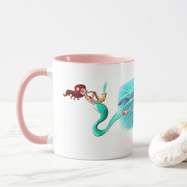 Mermaid Mug #2a (With Donut)
