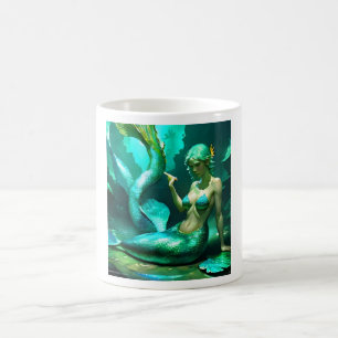 Mermaid Mug by Juan Cabana 2024
