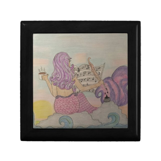 Mermaid Music Jewelry Box (Front)