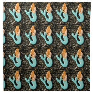 mermaid napkins