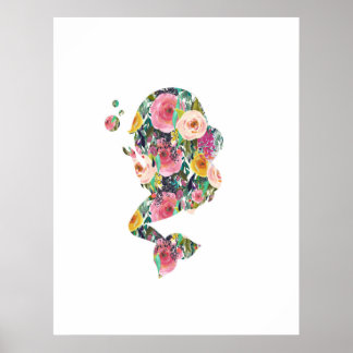 Mermaid nautical wall print nursery art