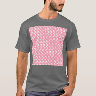 Mermaid Neck Gaiter Pink and White Mermaids Neck G T-Shirt