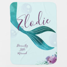 MERMAID NURSERY BLANKET