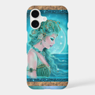 Mermaid ocean art by Renee Lavoie iPhone 17 Case