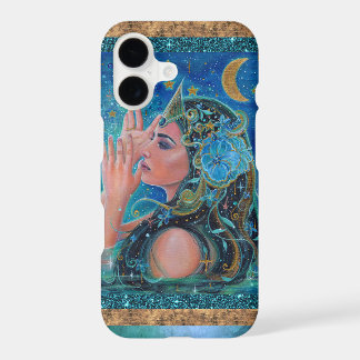 Mermaid ocean art by Renee Lavoie iPhone 17 Case