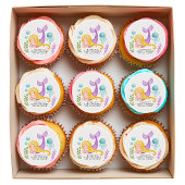 Mermaid Ocean Baby Shower Edible Frosting Rounds