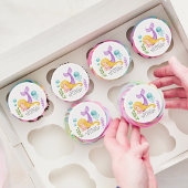 Mermaid Ocean Baby Shower Edible Frosting Rounds