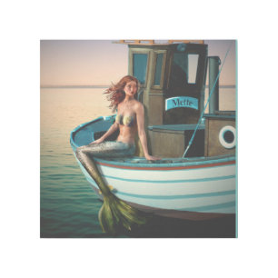 MERMAID OCEAN TROPICAL ART GALLERY WRAP 12X12