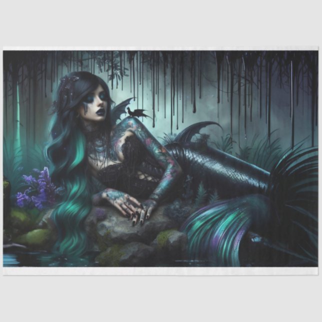 Mermaid of The Dark Tissue Paper (Front)