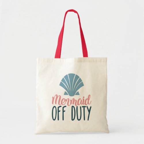 Mermaid Off Duty Cute Girls Tote Bag