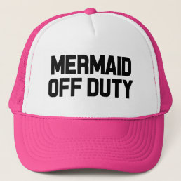 Mermaid off duty funny women&#39;s hat