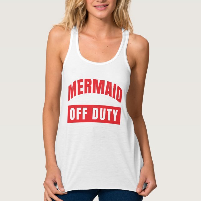 MERMAID OFF DUTY TANK TOP (Front)