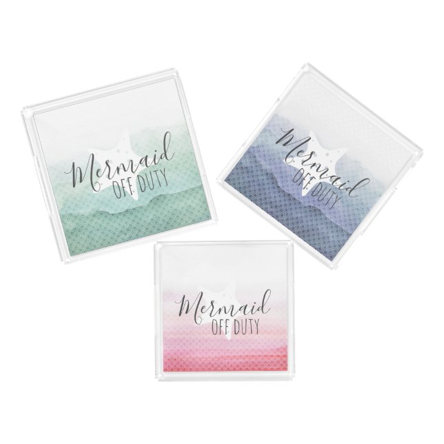 Mermaid Off Duty Tray Set (Set)