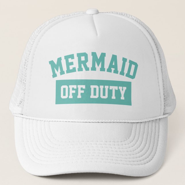 Mermaid Off Duty Trucker Hat (Front)