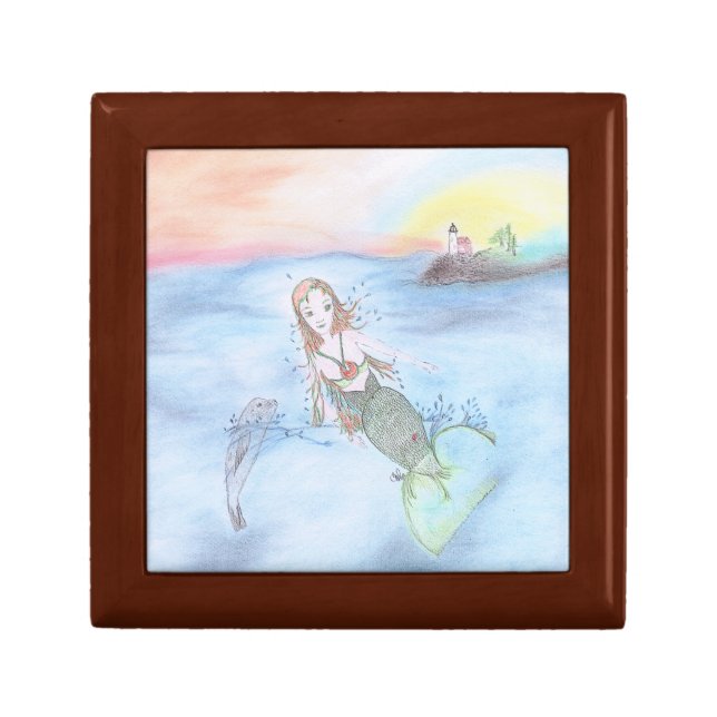 Mermaid off the coast of Maine Gift Box (Front)