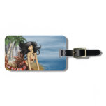 Mermaid on Beach Luggage Tag