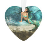 Mermaid on Ocean Floor Ornament