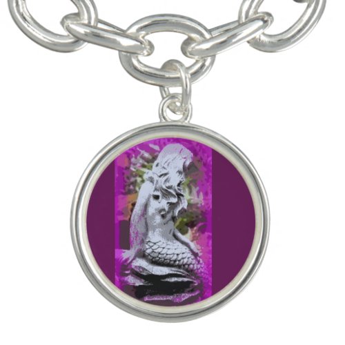 mermaid on purple bracelet