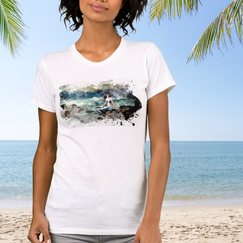 Mermaid on the Rocks T_Shirt
