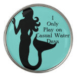 Mermaid Only Casual Water Days Sea Girl Golf Ball Marker at Zazzle