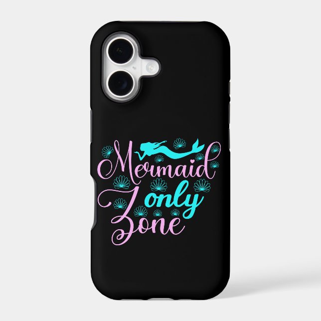 Mermaid Only Zone Iphone Case (Back)