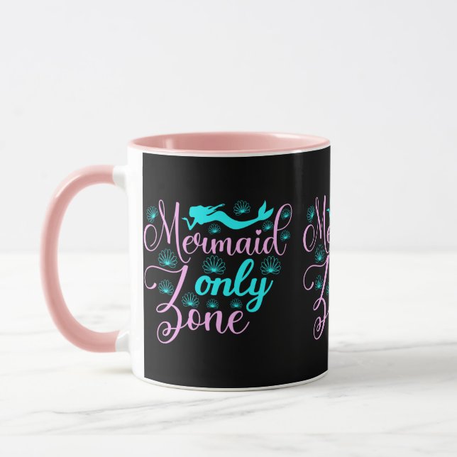 Mermaid Only Zone Mug (Left)