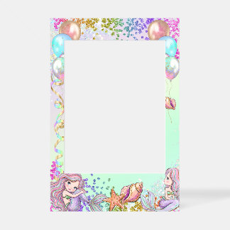 Mermaid Opalescent Shimmer Selfie Photo Prop Frame