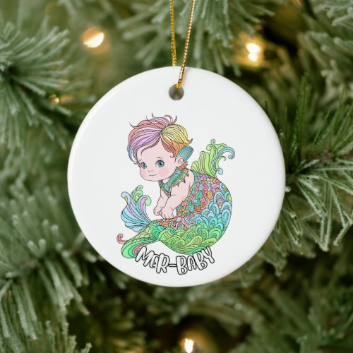 Mermaid Ornament _ Mer_Baby girl