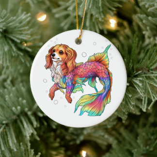 Mermaid Ornament - Mer-Pup