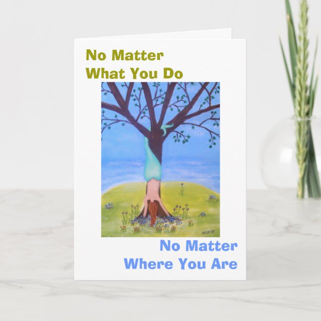 Mermaid Out Of Water Encouragement Card (Front)