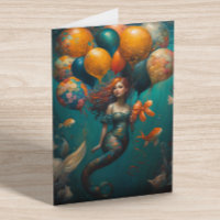 Mermaid  Painting Birthday Balloons 