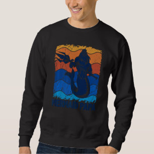 Mermaid Papa Merman Dad Of The Birthday Girls Sweatshirt