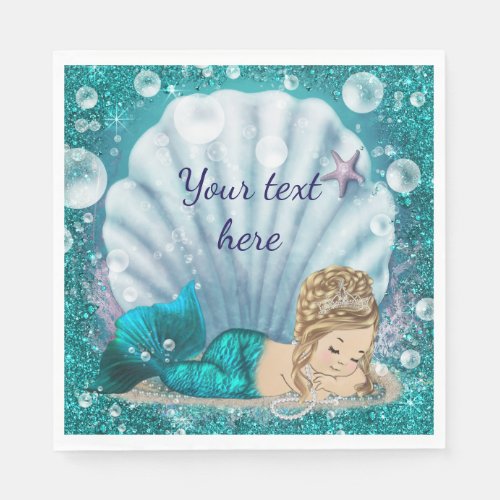 Mermaid Paper Napkins